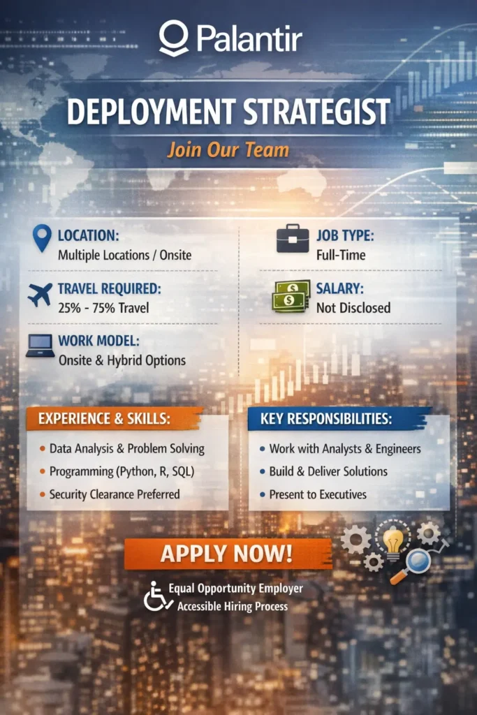 Deployment Strategist Jobs - UK Government