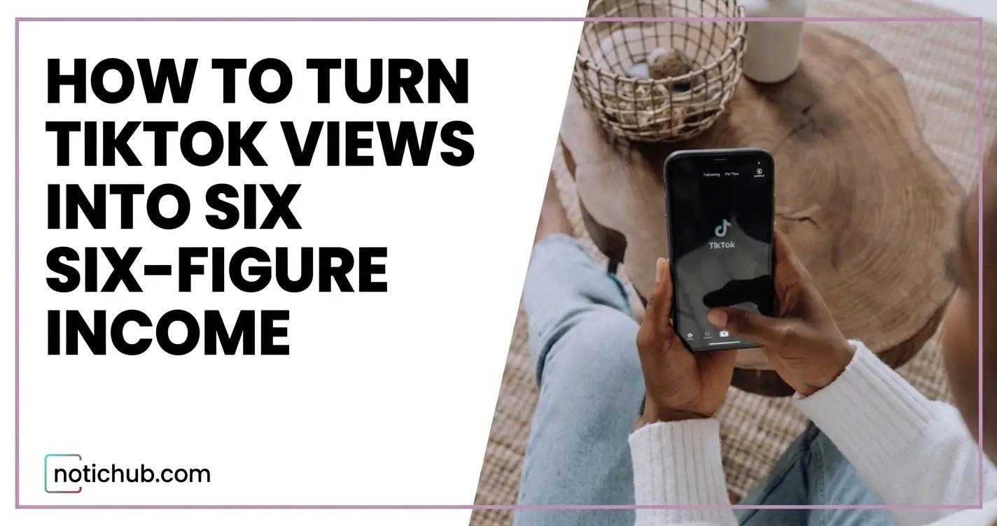 How to Turn TikTok Views into Six-Figure Income