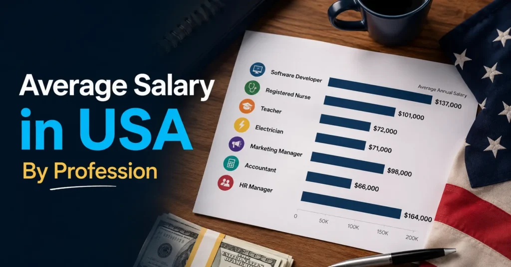 Average Salary In USA By Profession