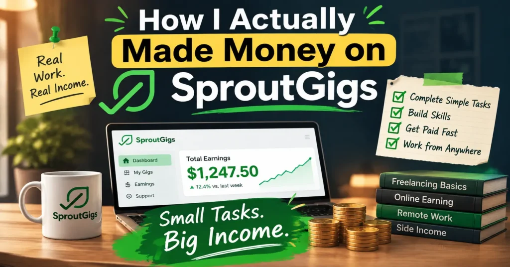 How I Actually Made Money on SproutGigs