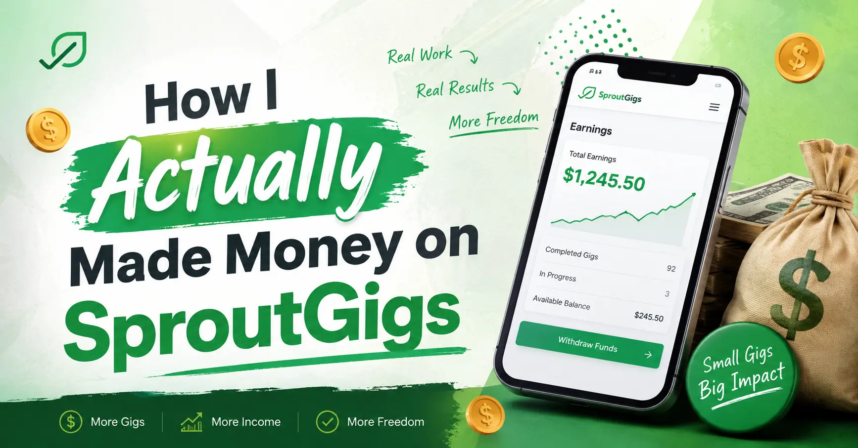 How I Actually Made Money on SproutGigs