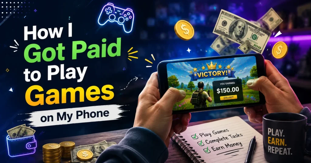 I Got Paid to Play Games on My Phone