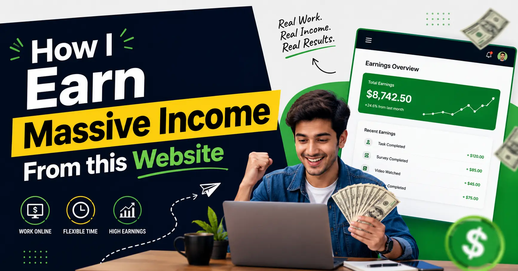 How I Earn Massive Income From this Website